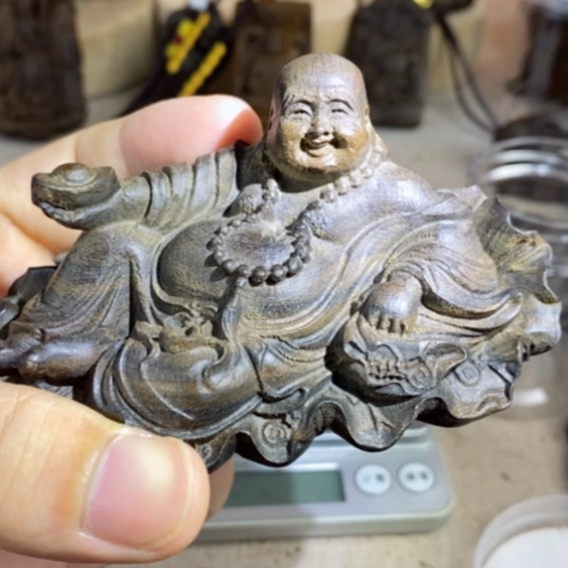 【闪购商品】木达拉干荷叶弥勒佛