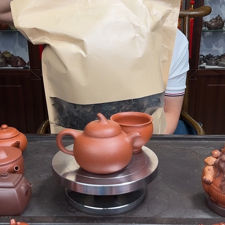 茶壶紫砂茄瓜降坡20白