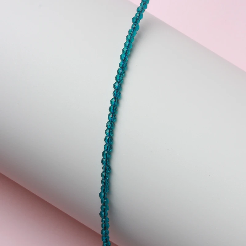 石头记眼镜链子挂脖子时尚款眼镜挂脖挂绳眼镜绳挂链风信子蓝串珠