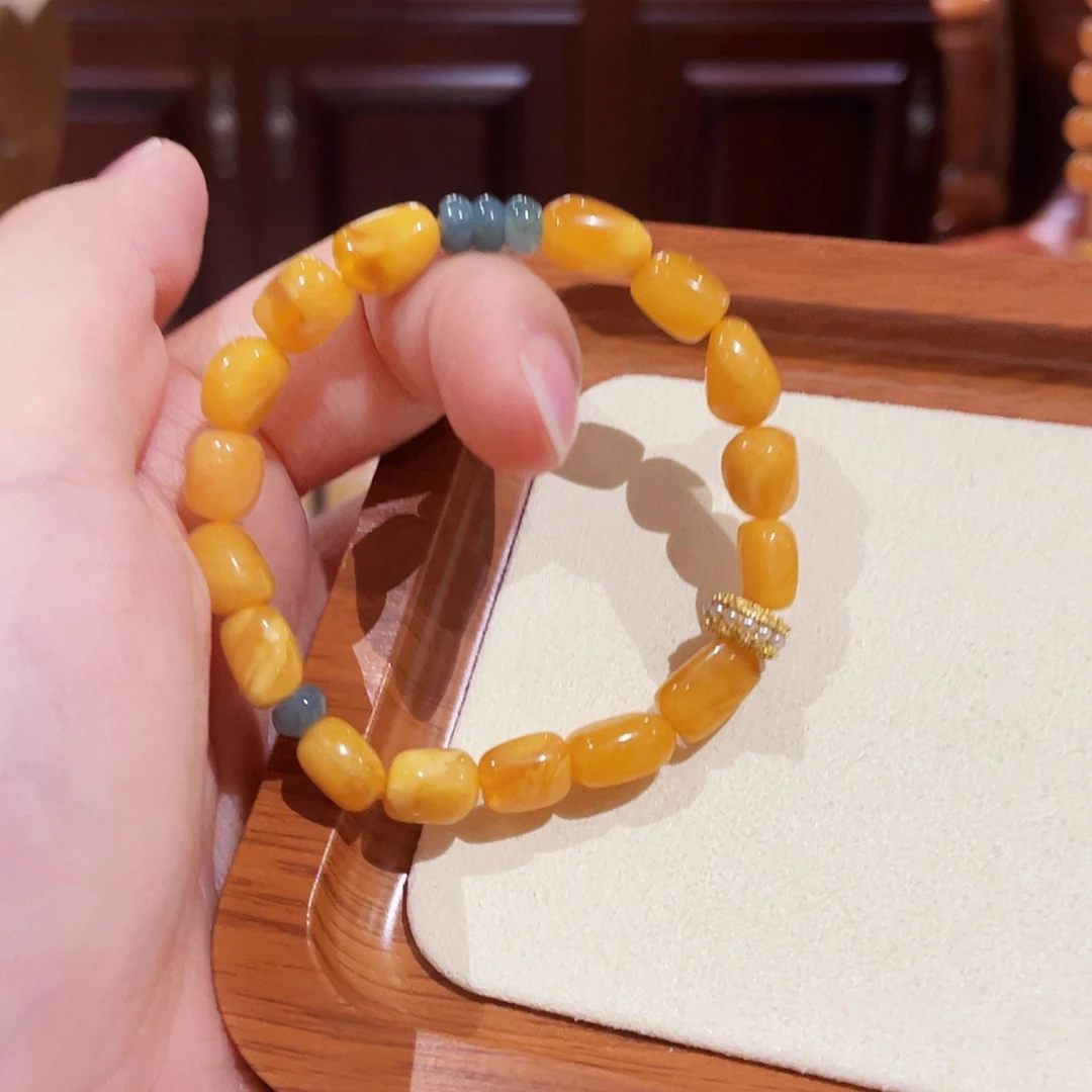 蜜蜡未镶嵌手串手串
