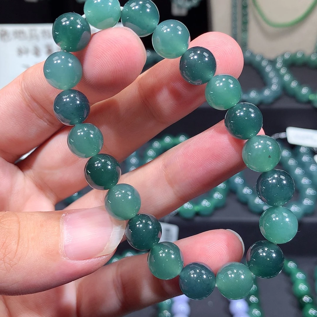 未镶嵌手链翡翠天然a货翡翠手串9+