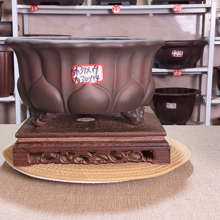 紫砂花盆紫砂花盆