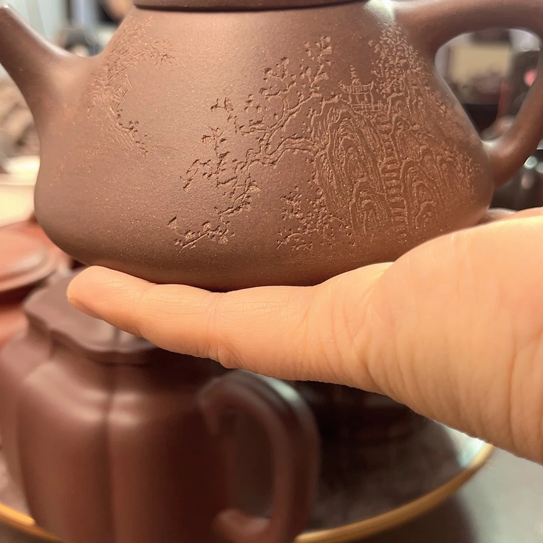 茶壶紫砂全手工制作