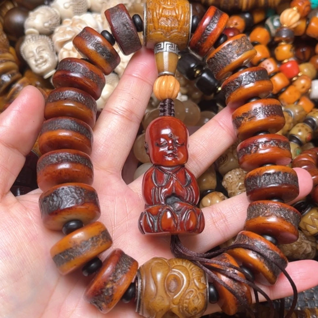 【闪购商品】牛骨手串/手链牛骨21×18颗➕小和尚