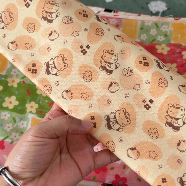 棉一米价纯棉8安帆布1.5宽果子块