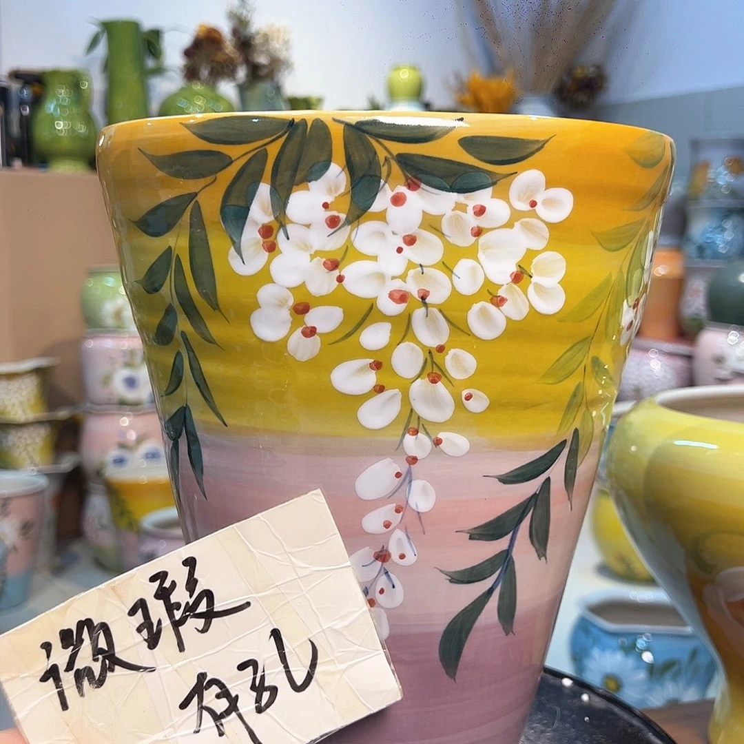 景德镇陶瓷花盆123