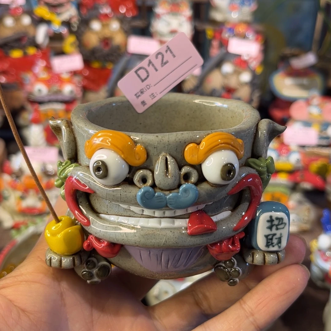 泥塑纯手工茶宠摆件