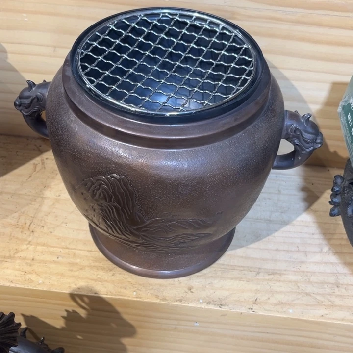 铜中古工艺品摆件