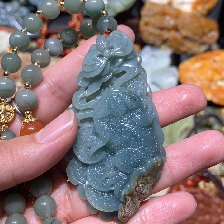 岫玉毛衣链未镶嵌