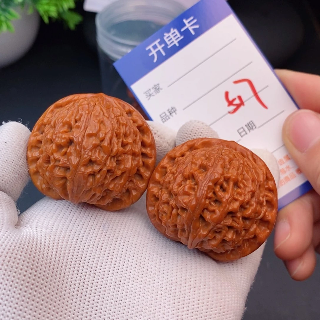 文玩核桃把件43水龙纹517