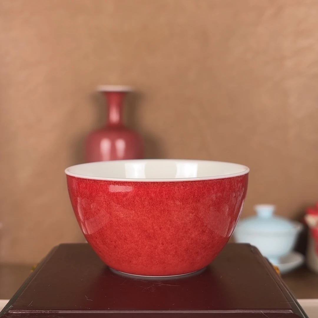 景德镇豇豆红陶瓷