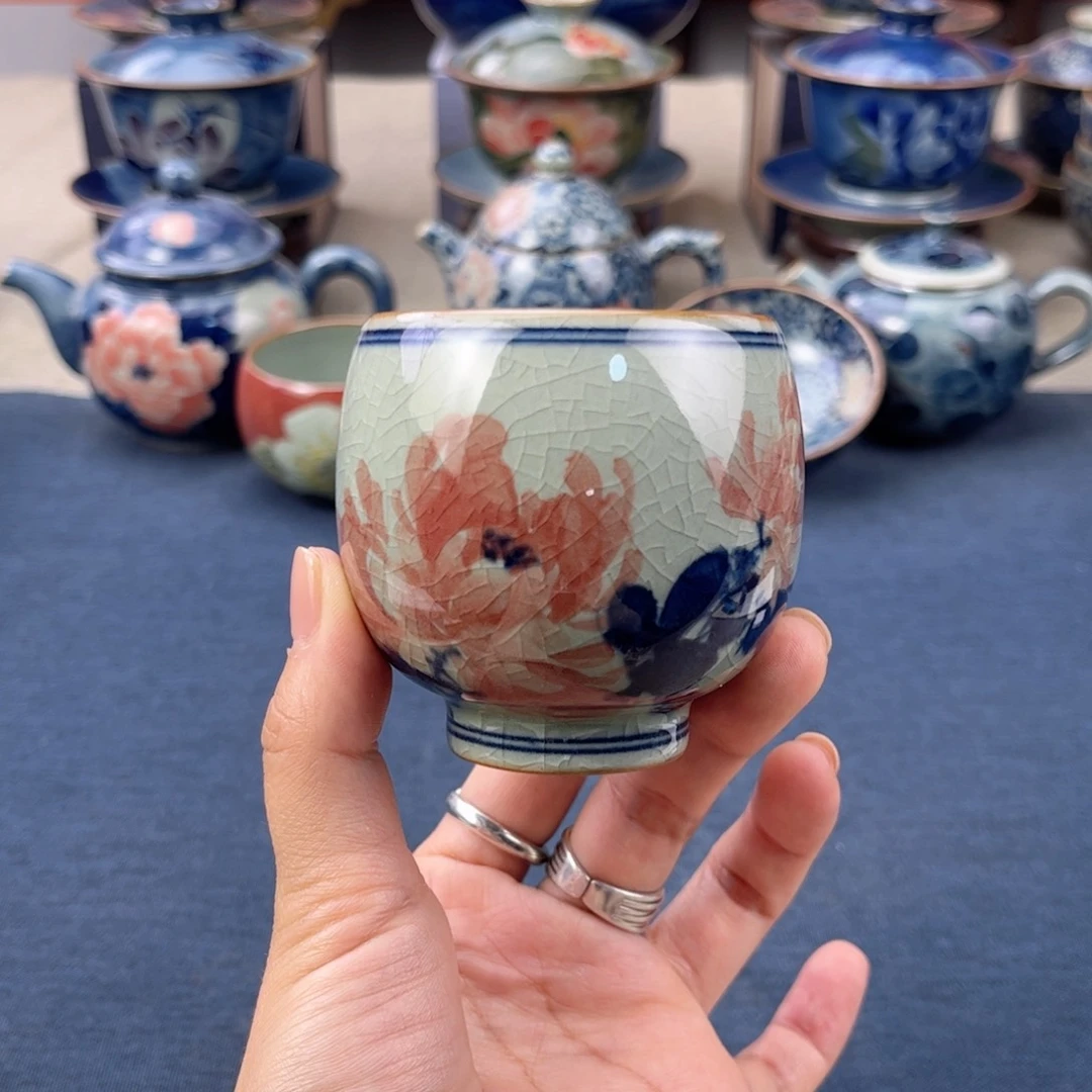 杯景德镇手绘手工茶具