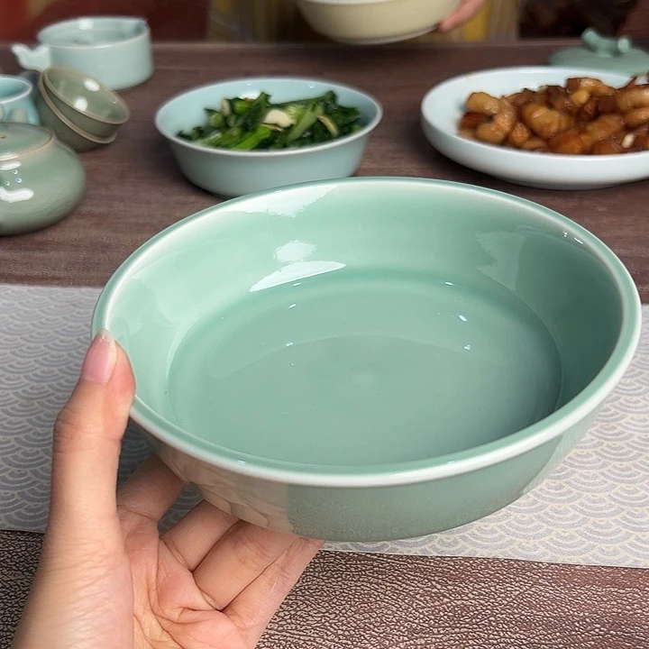 龙泉云间青瓷小米茶器