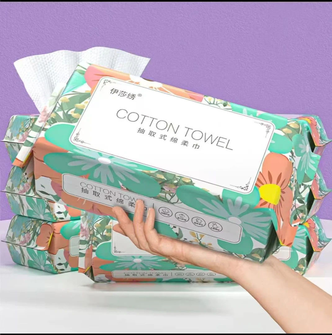 主播专属【8包装】洗脸巾洁面巾 棉柔巾 加大全棉加厚家用通用