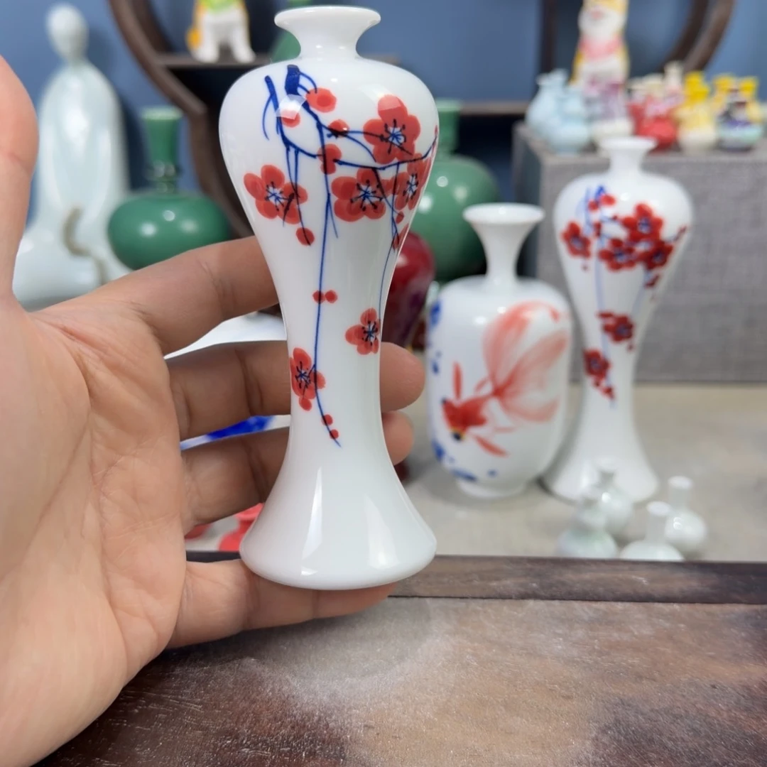 陶瓷手工小花器摆件