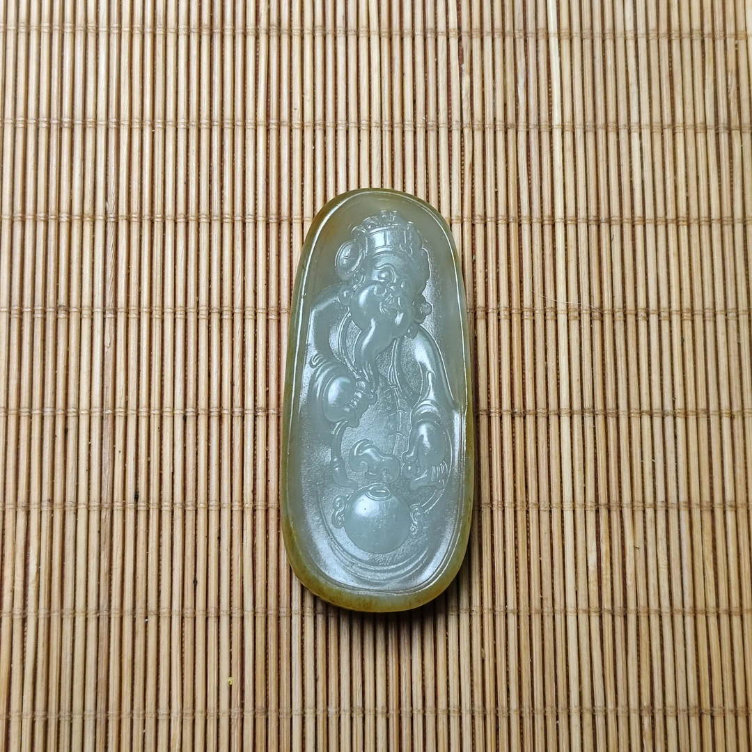 新疆和田玉财神43克