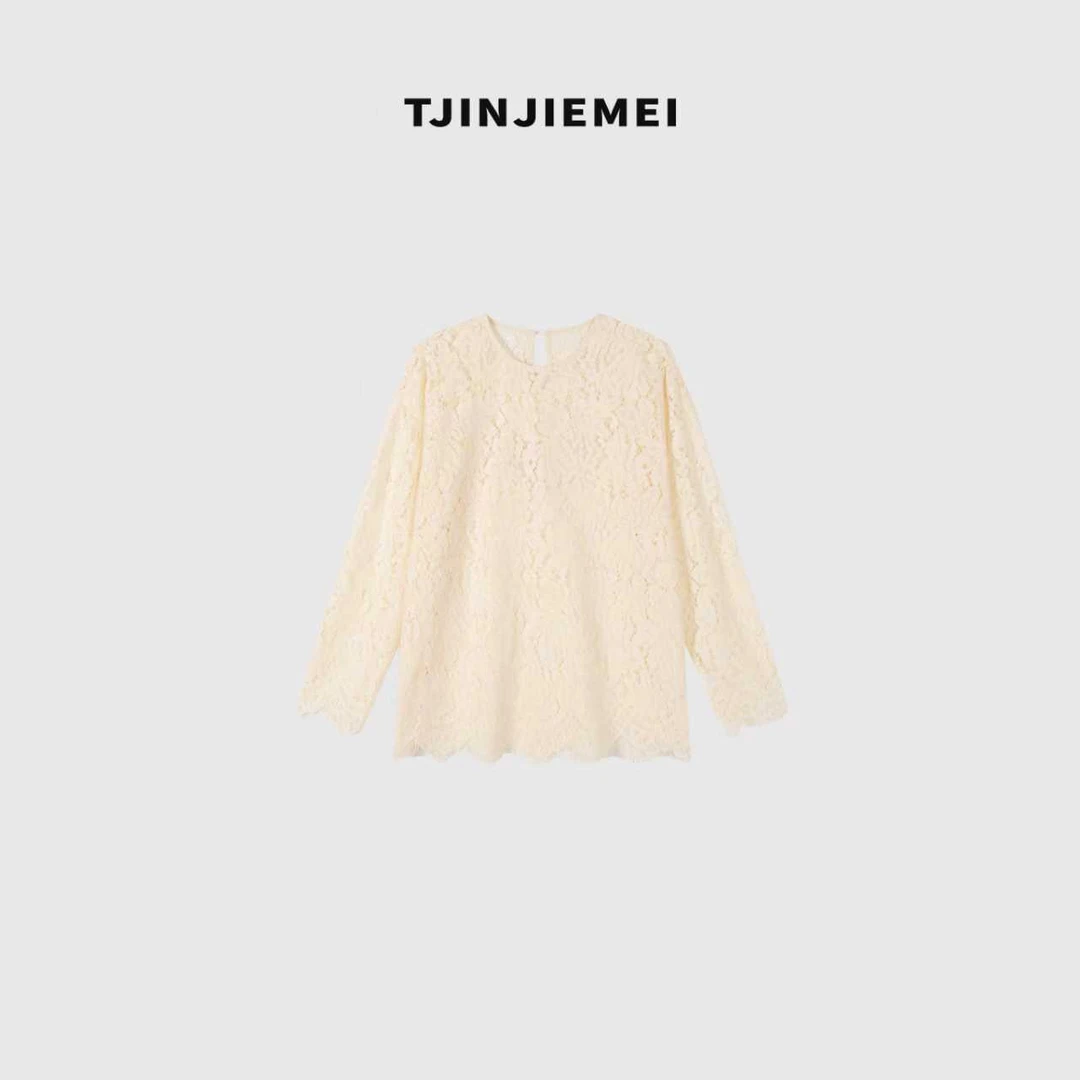 T井姐妹【蕾丝内搭子】设计感精致百搭休闲T恤TX2509-TJ502