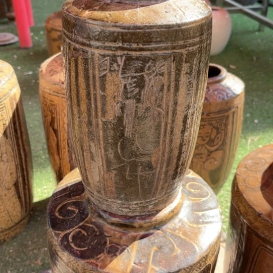 红陶用****7马口窑罐子