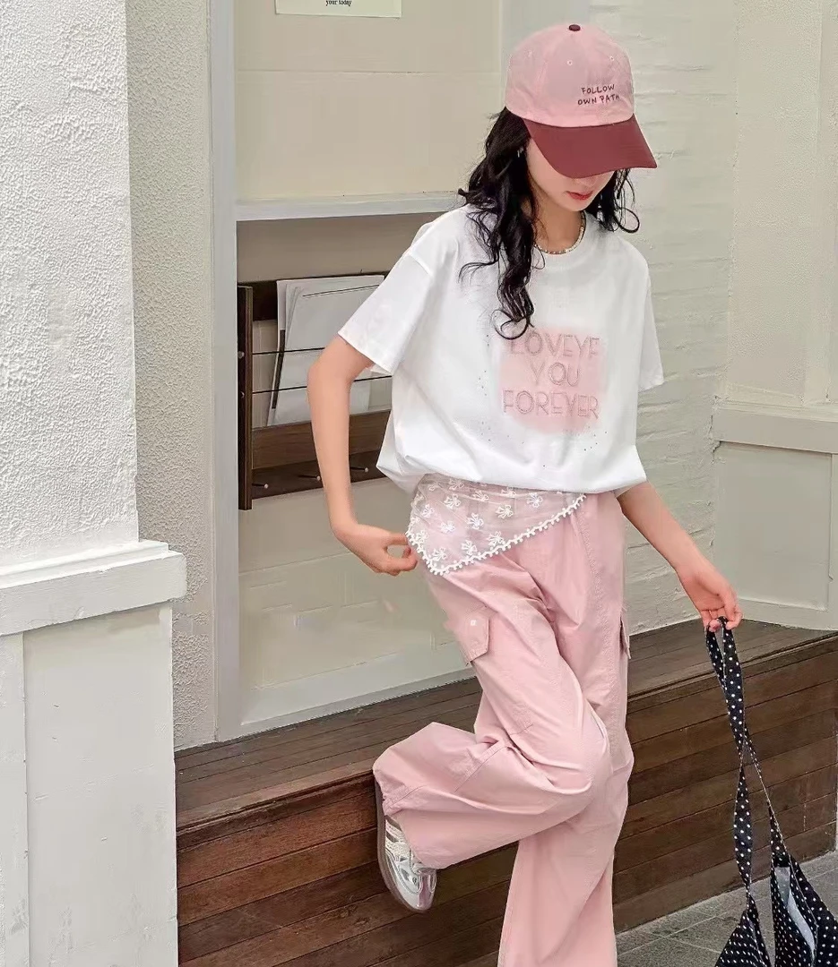 儿童甜酷套装夏季扣号链接