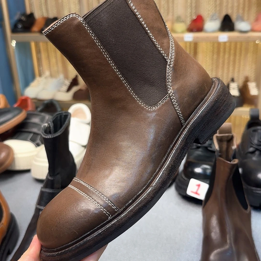 18号棕色35码短靴