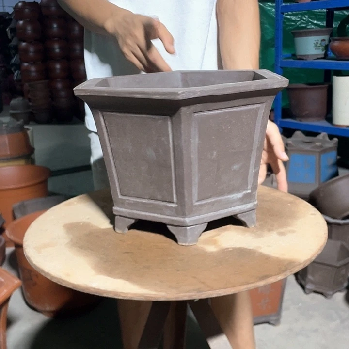 32素面六方花盆花盆花盆