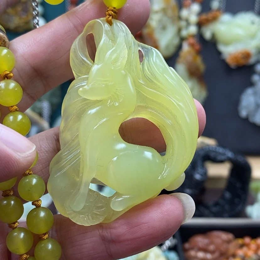 【闪购商品】蛇纹石玉吊坠未镶嵌