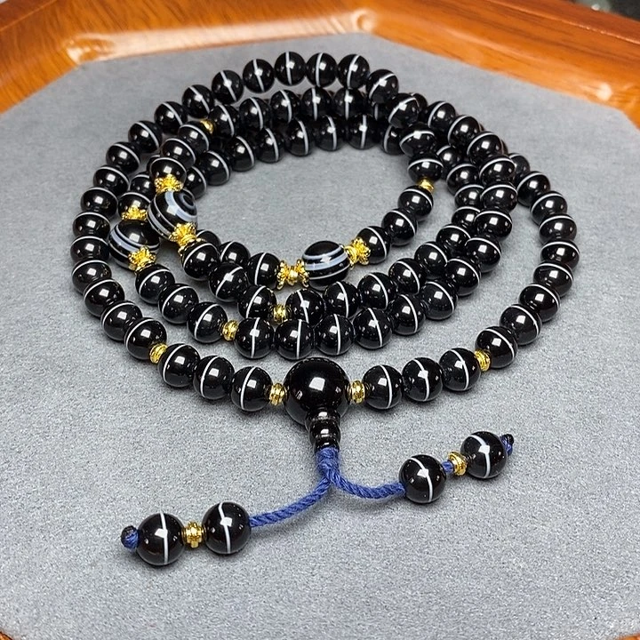 玛瑙/玉髓手链未镶嵌九*半成品