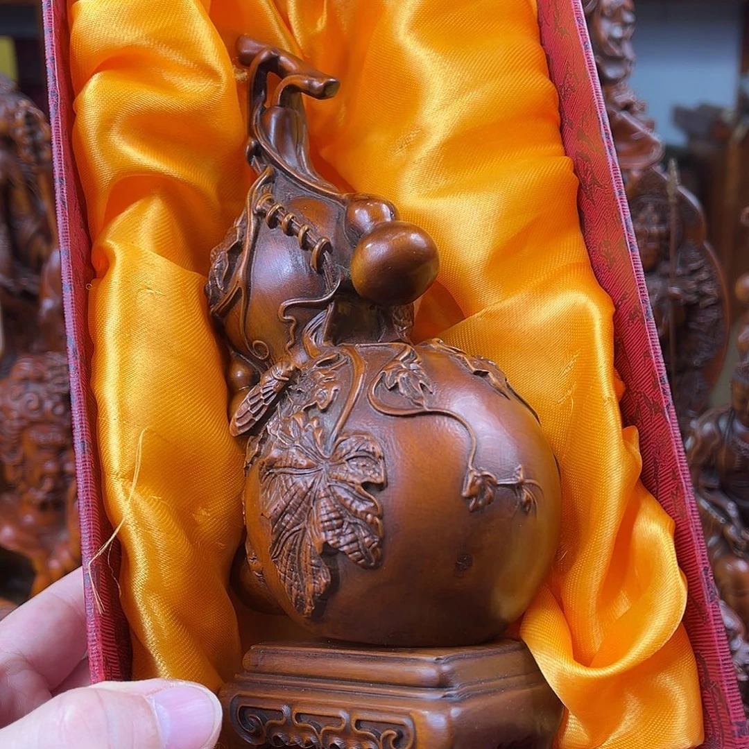 黄杨木黄杨木雕刻高度15厘米➕底座