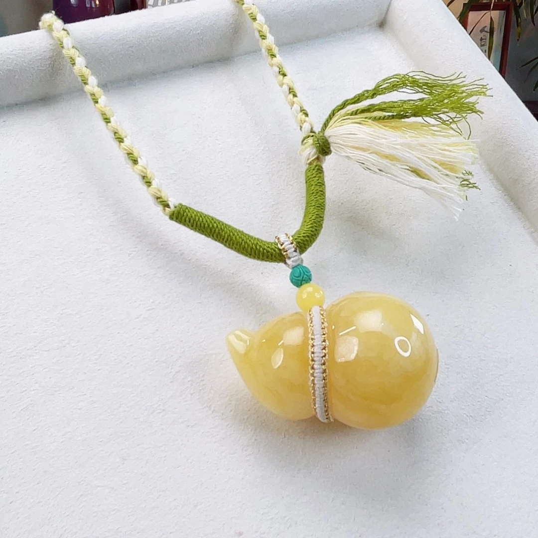 蜜蜡颈饰未镶嵌蜜蜡