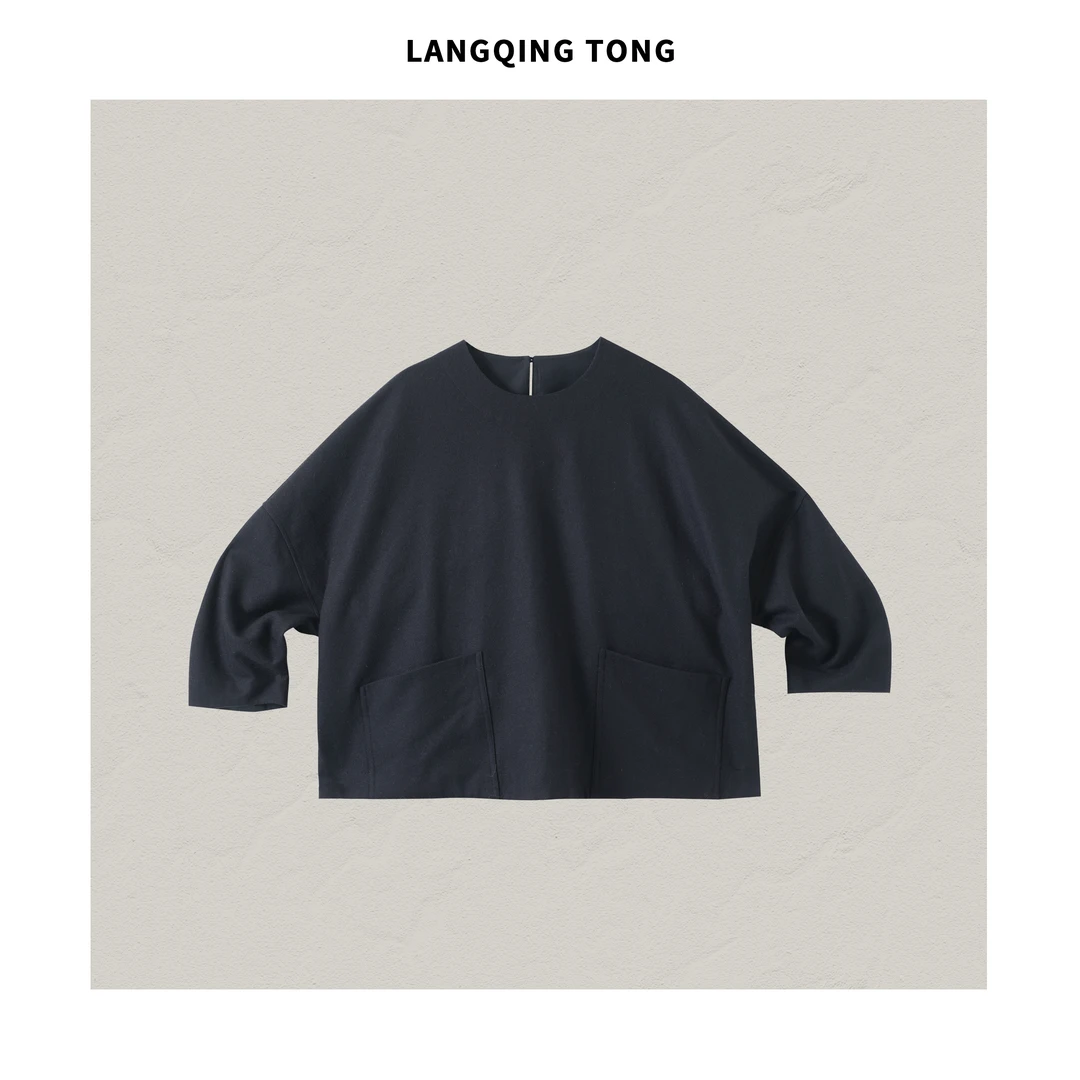 浪清/女装推荐 阿瑞冬时尚宽松上衣43265#