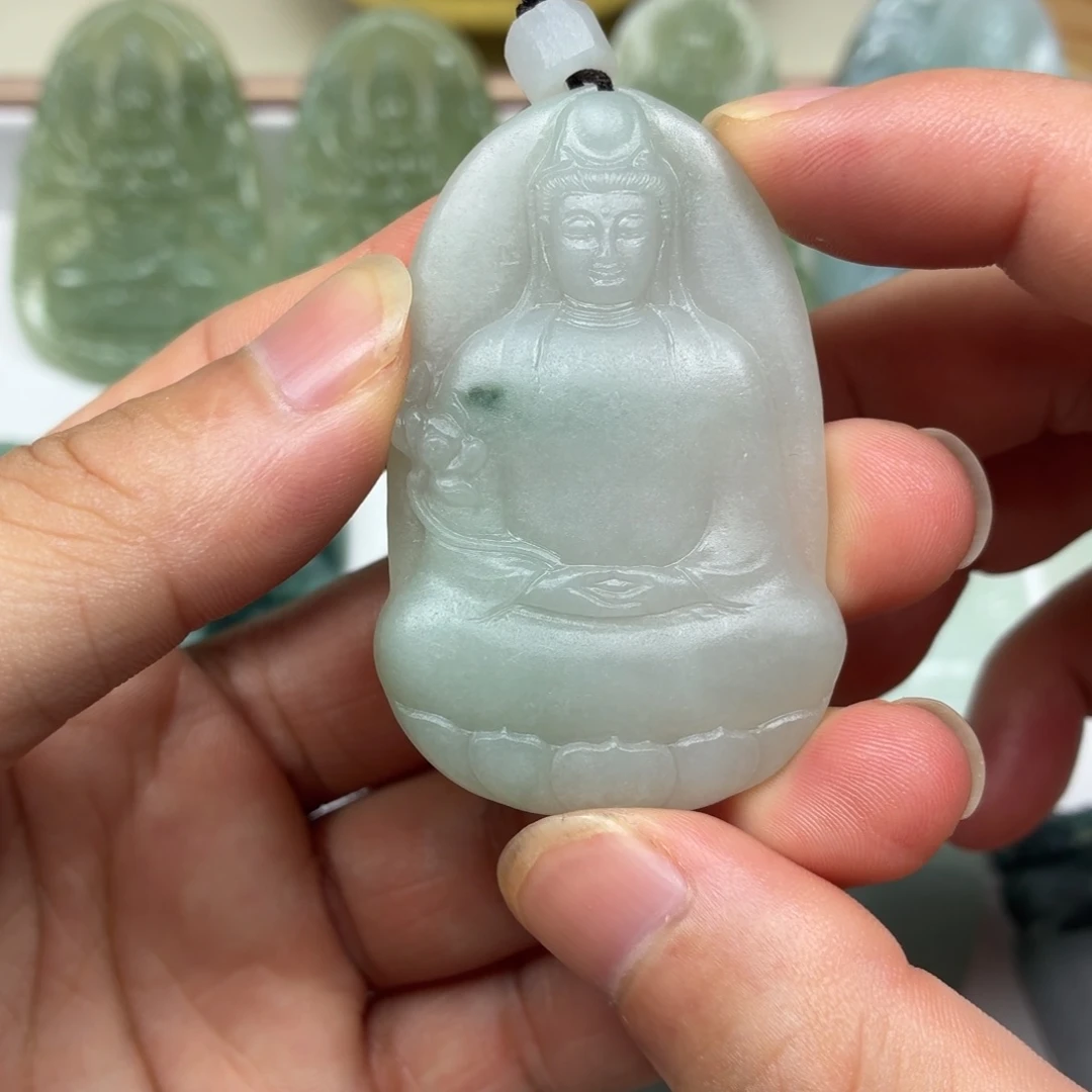 未镶嵌定制翡翠观音