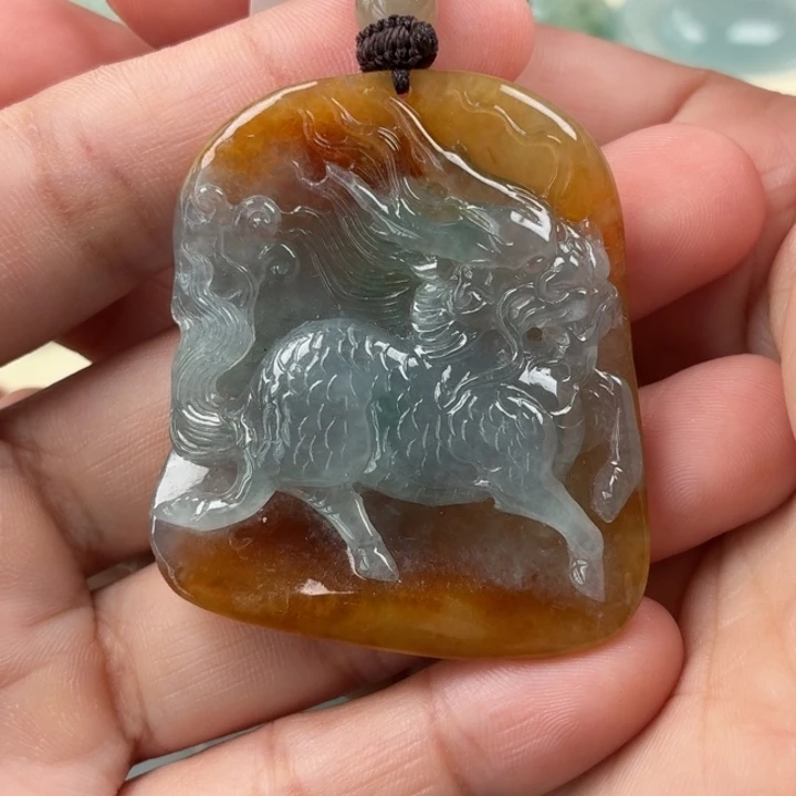 颈饰未镶嵌翡翠天然翡翠a货