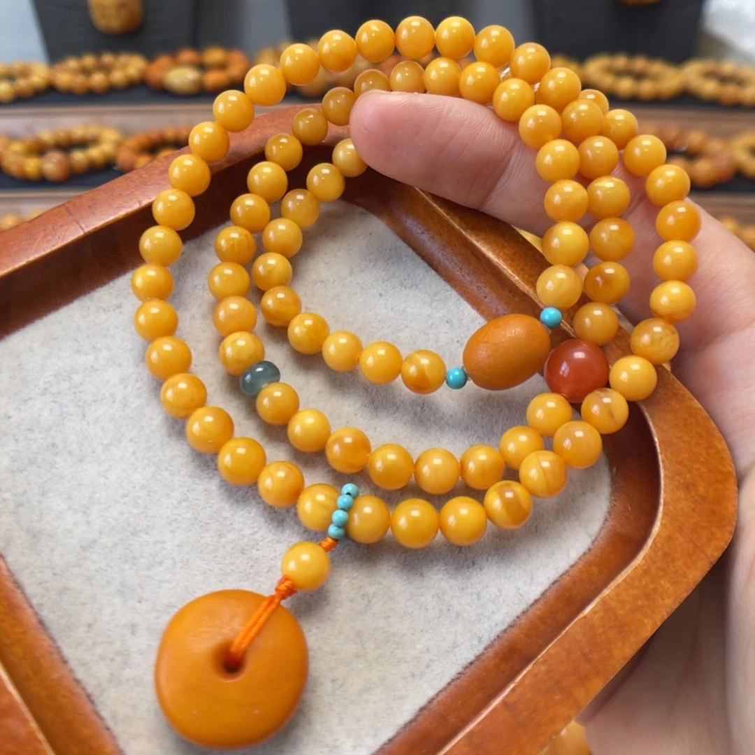 蜜蜡未镶嵌手链蜜蜡