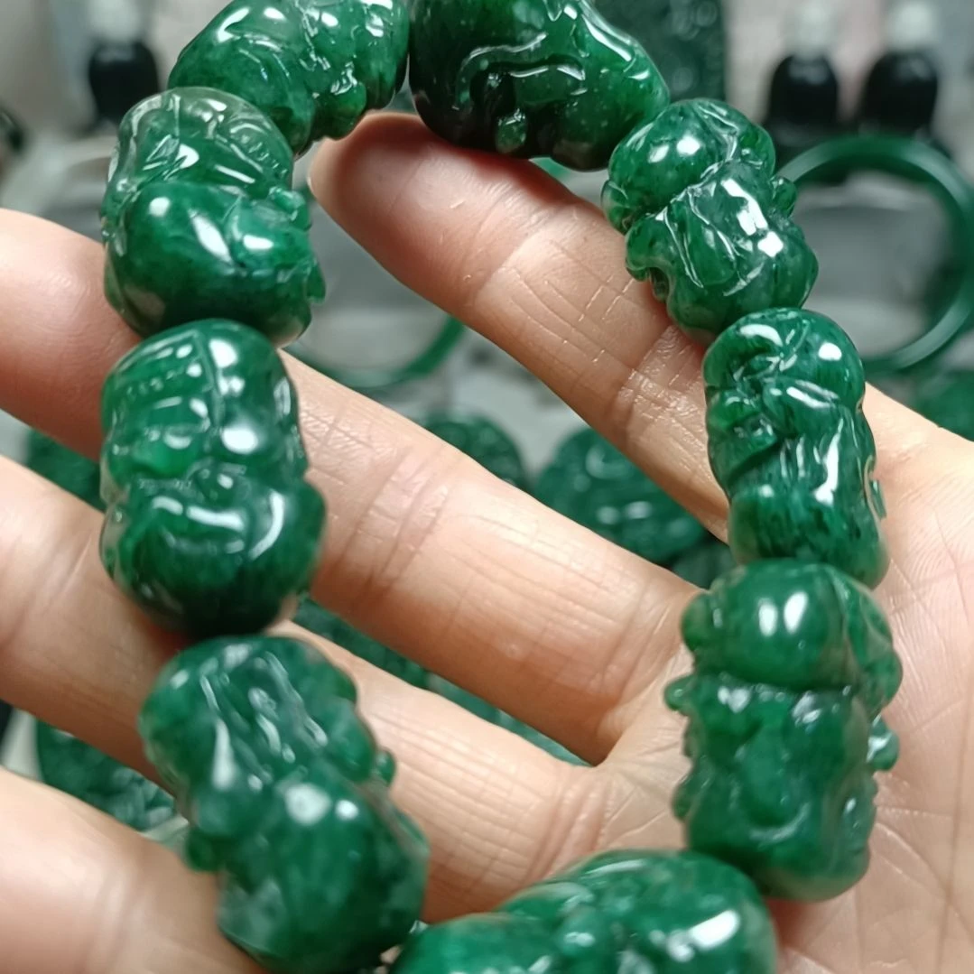 独山玉未镶嵌手链