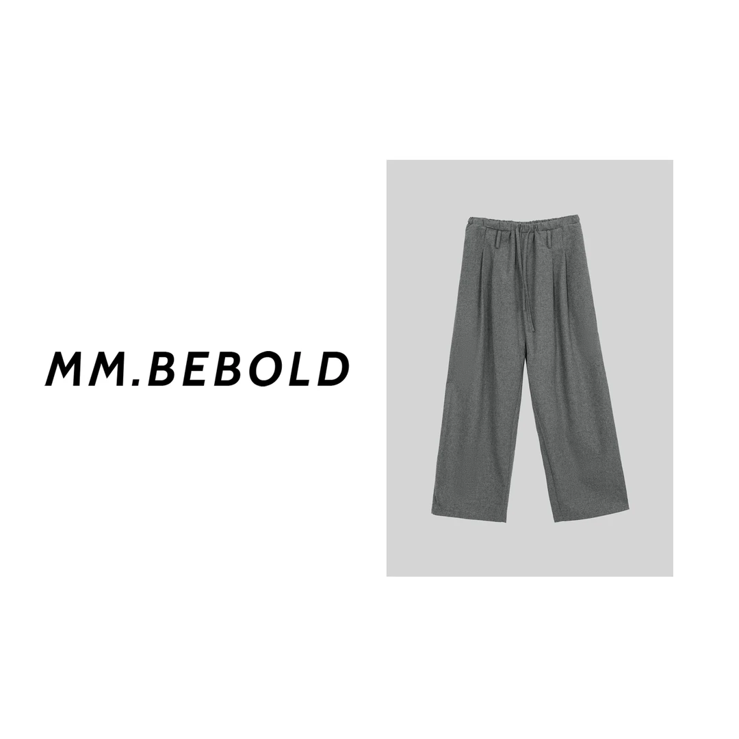 【妙姐精选】风吟 松紧带抽绳百搭长裤XS8143