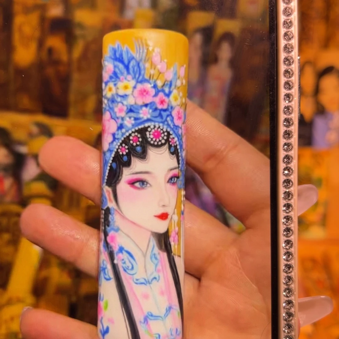 竹青*儿实心竹文玩手把件