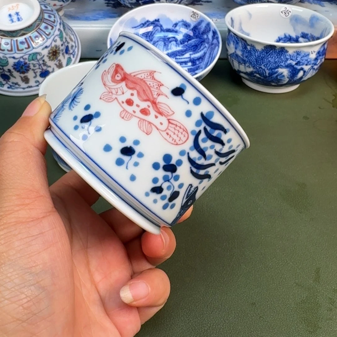 景德镇纯手绘茶具圆圆255