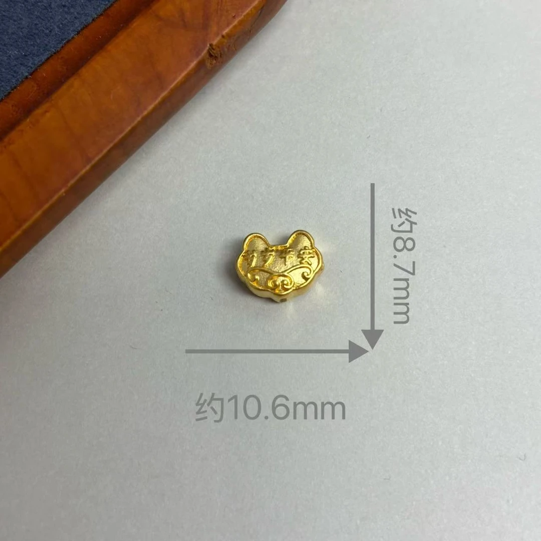 足金999岁岁平安锁配件WH1315