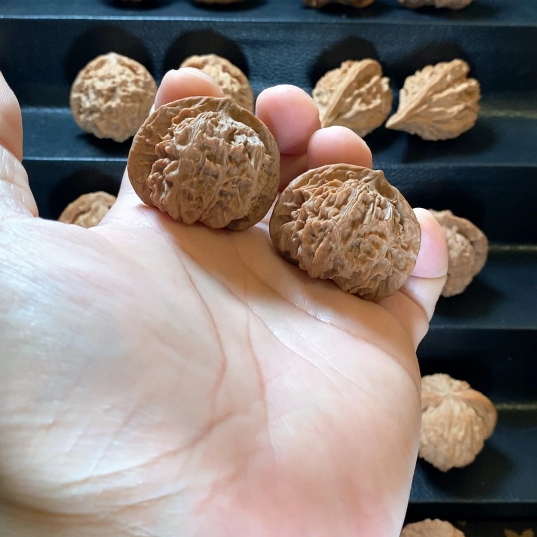 桃核把件野生原树血滴子40