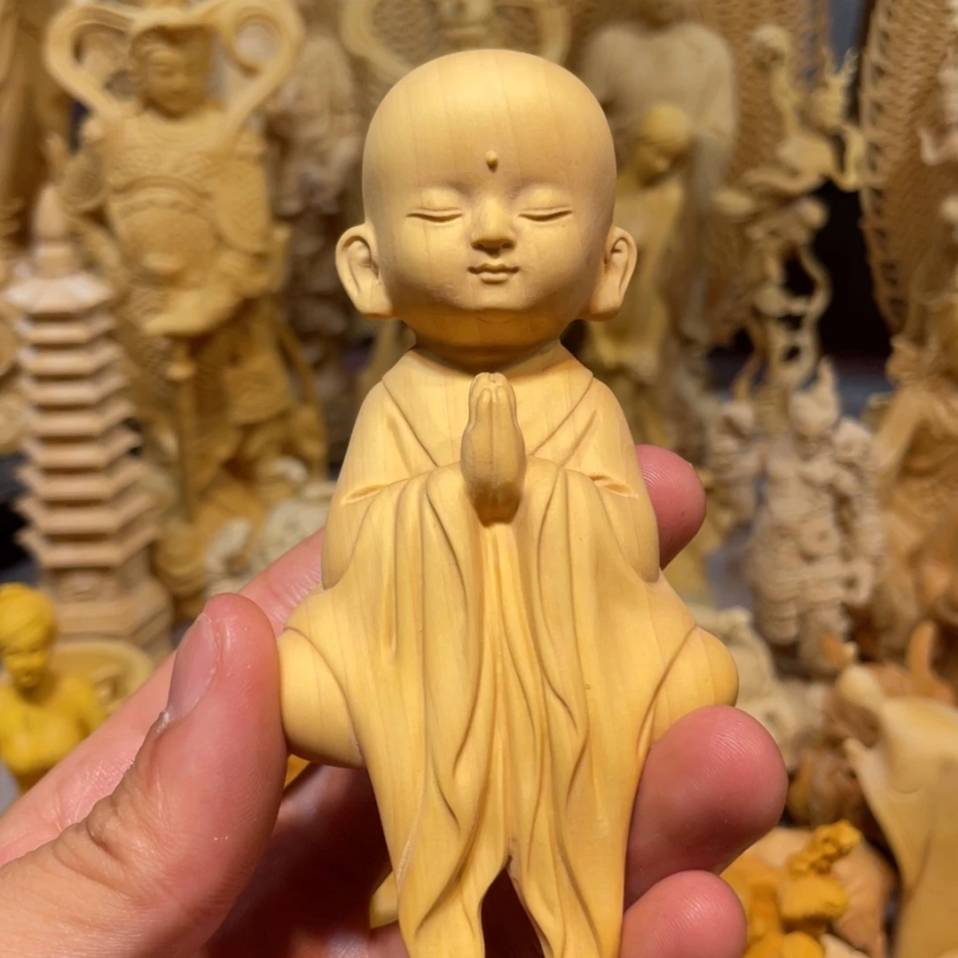 黄杨木黄杨木坐禅和尚