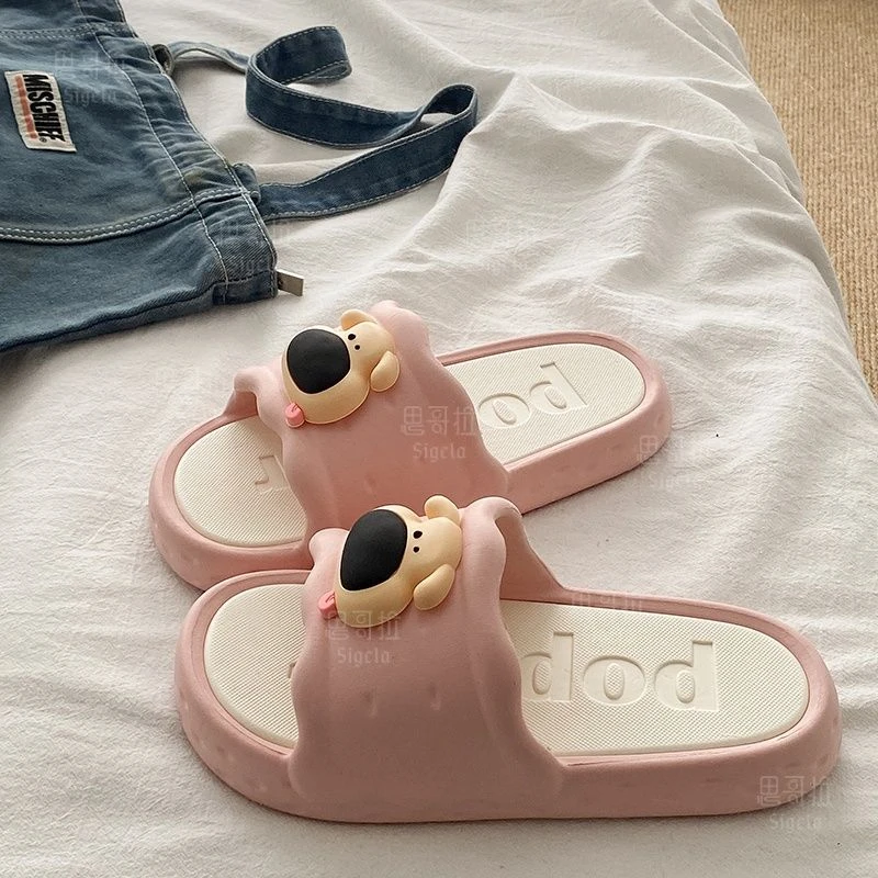 2025新款EVA厚底踩屎感拖鞋女生居家室内软底外穿凉拖鞋卡通可爱
