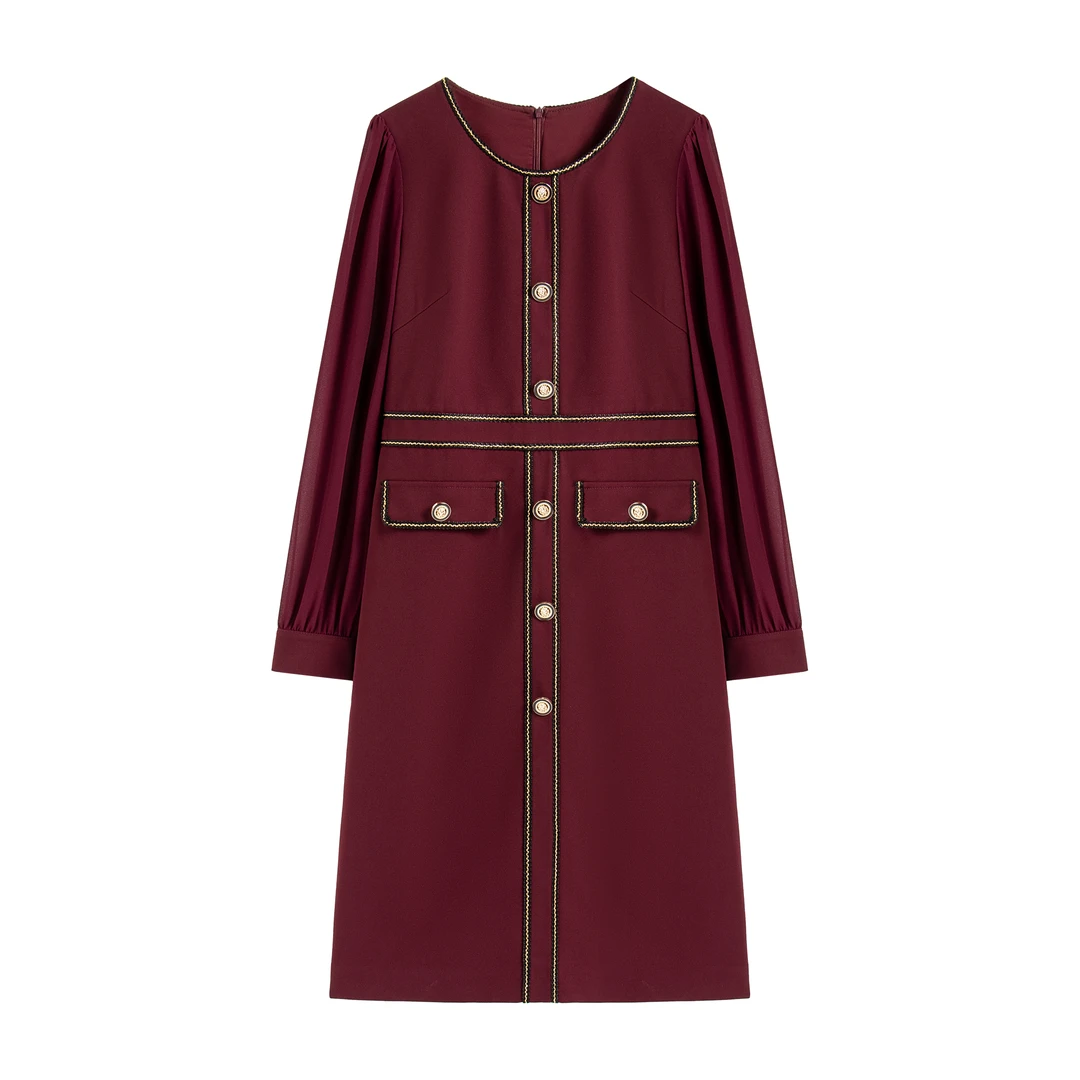 【深圳虹姐】早秋新款轻奢小香风高级感气质名媛连衣裙