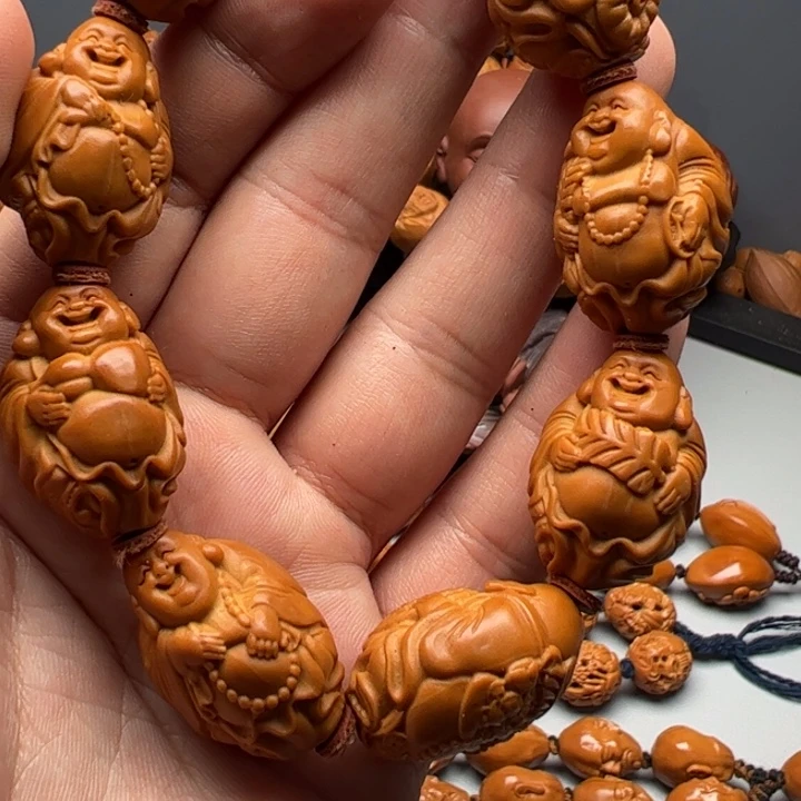 橄榄核手串/手链2.0足尺福利全品精修瑞兽弥勒