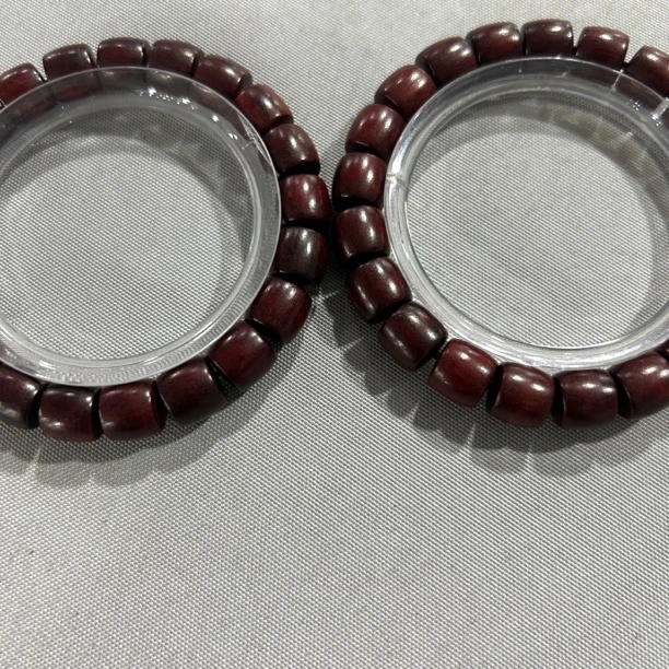 A301 紫檀直切 卡1.0单圈手串