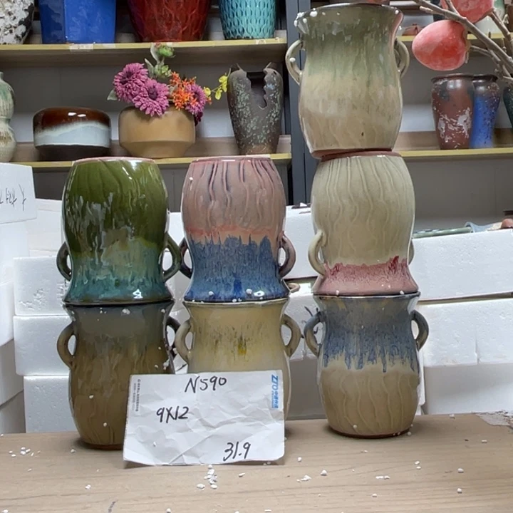 粗陶多肉花盆微瑕590