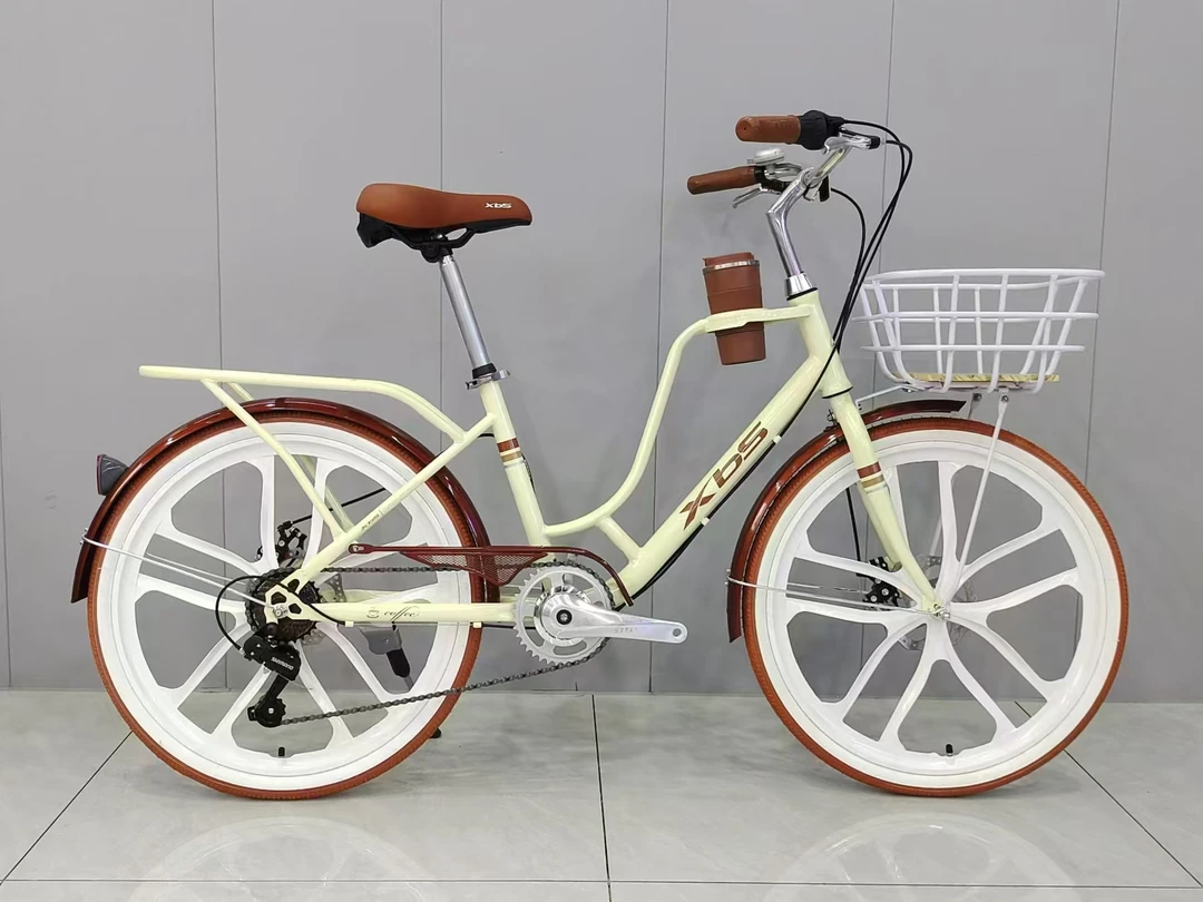 LM时尚城市自行车通勤变速车女士淑女车轻便自行车