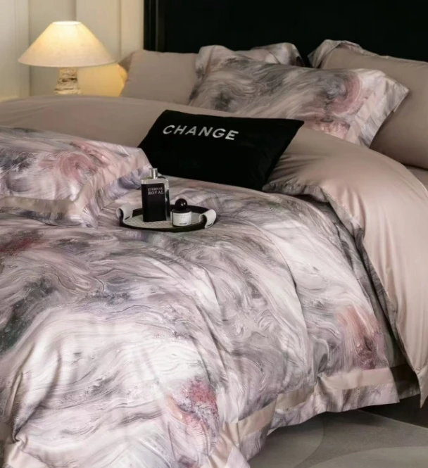 天丝棉数码印花160s四件套幽香怡然 --标准/加大