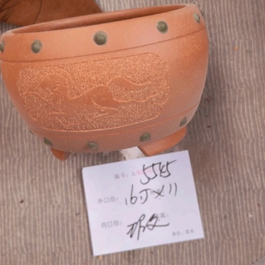 紫砂花盆花卉工艺