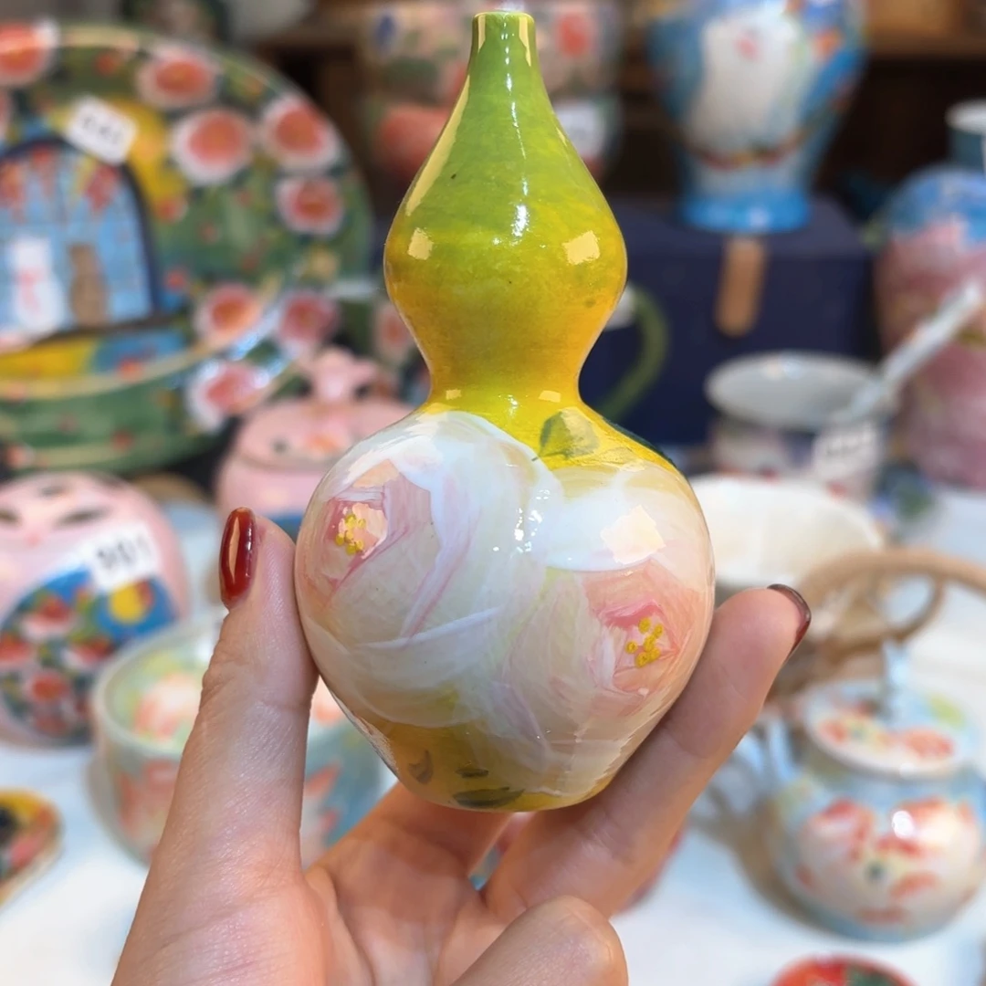 景德镇手绘高温釉下彩陶瓷茶具