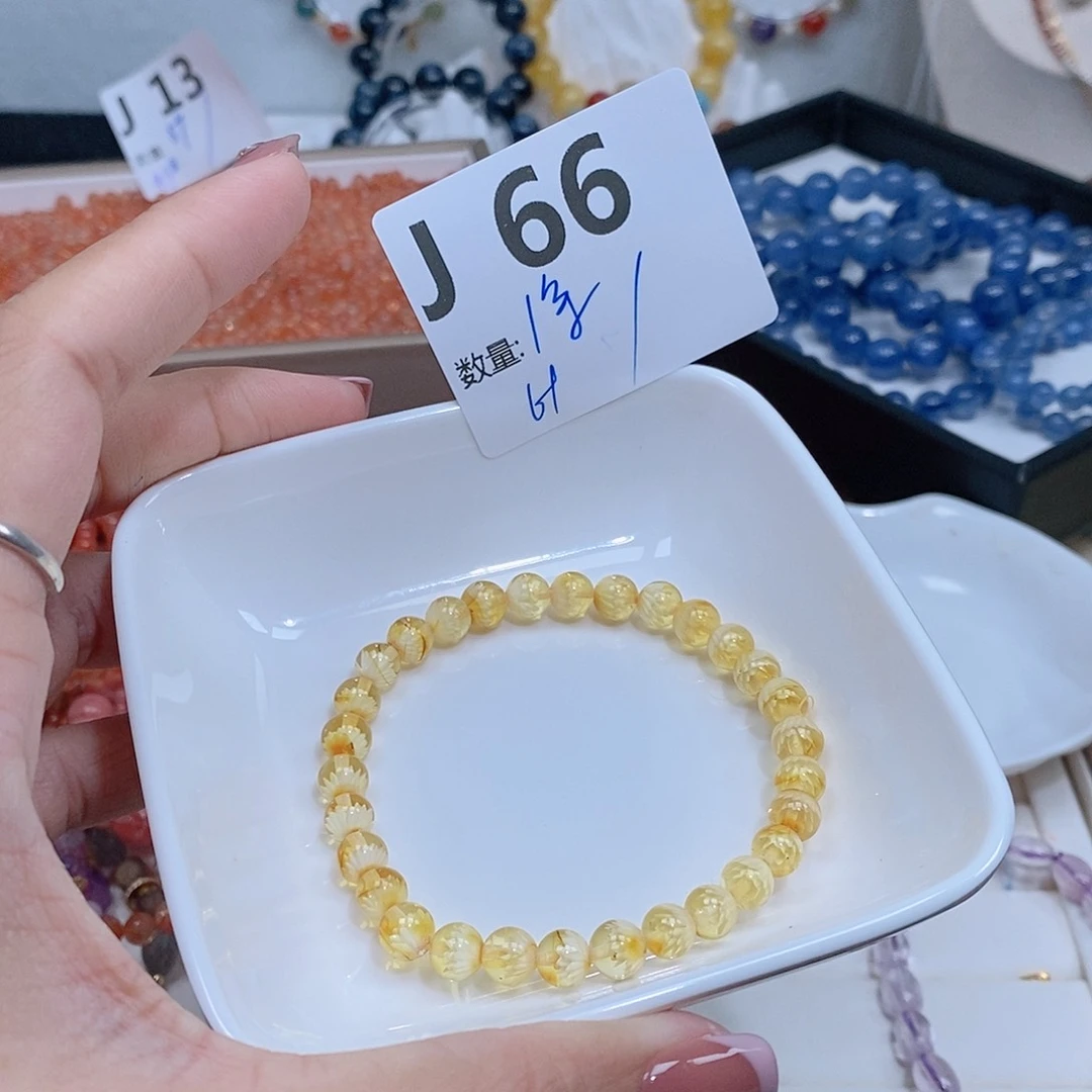 蜜蜡手链未镶嵌J66        